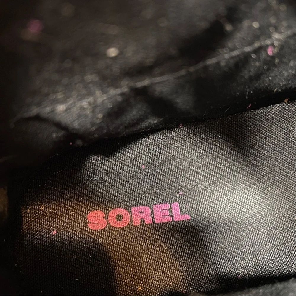 New! Sorel Out And About Kids Pink Black Snow Duck Boot 4